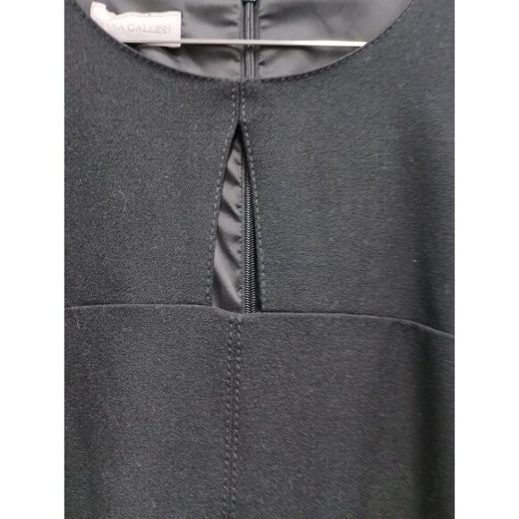 Diana Gallesi Womens Shift Dress Size 12 Black Keyhole Capsule Timeless Luxury - Picture 3 of 13